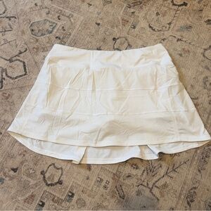 Lululemon Pace Rival White Skirt/Skort